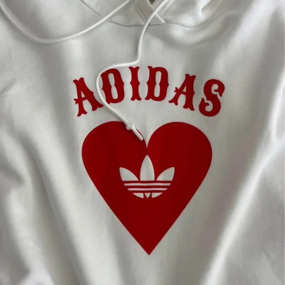 Adidas Classic White Hoodie - Picture 3 of 3